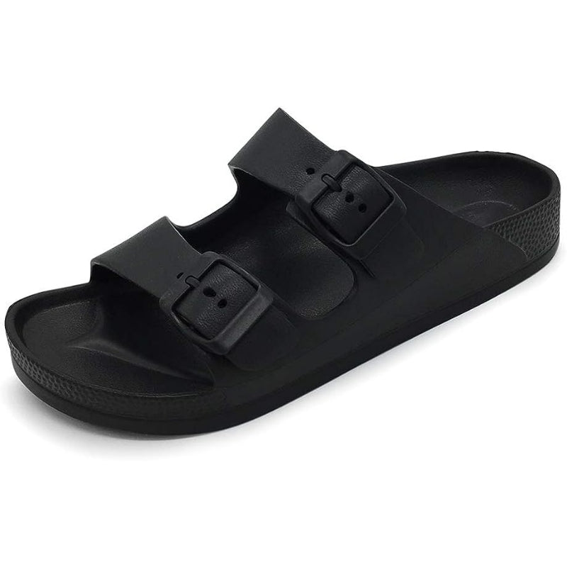 Double Buckle Adjustable Sandals