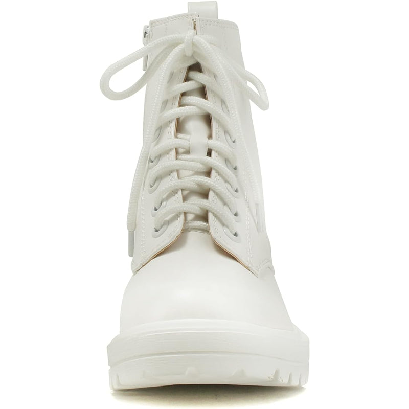 Lace Up Side Zipper Boots